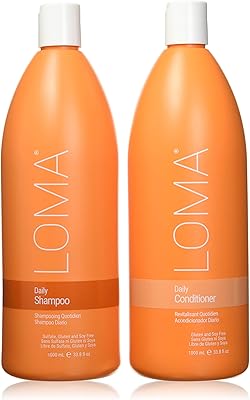 Shampooing et revitalisant quotidien loma (pack double) 955 ml (l)