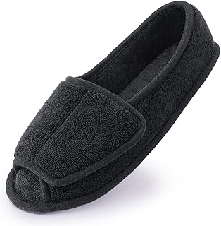 Pantoufles pour femmes diabétiques en mousse à mémoire de forme, œdème, arthrite, pantoufles