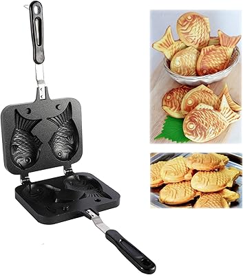 Plateau de gâteaux de poisson hyddnice taiyaki à tarte fait maison
