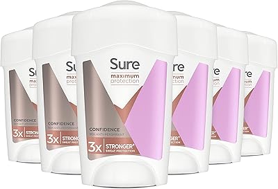 Sure women's maximum protection déodorant crème pour 96 heures de protection pour une 3x