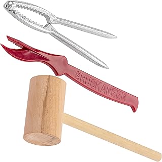 Ensemble combiné de craquelins, maillet et décortiqueur de fruits de mer, paquet