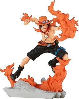 Figurine banpresto one piece portgas d ace senkozekkei bp19492, hauteur 9 cm, multicolore