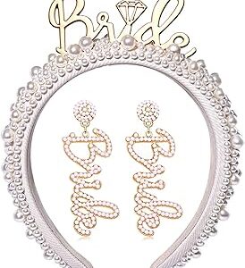 BANDEAUX DE MARIÉE POUR FEMMES, BANDEAUX DE MARIÉE DOUBLÉS DE PERLES, DÉCORATIONS D'ENTERREMENT