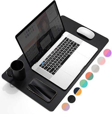 Cool baby tapis de souris de bureau multifonction en cuir pu ultra