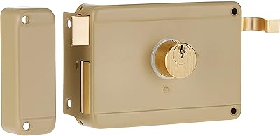 Serrure électrique yale avec clé à fossettes, multicolore, 63000601