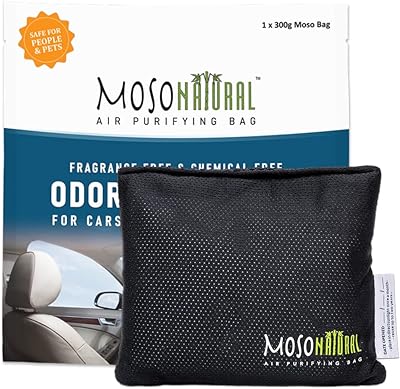 Sac purificateur d'air naturel moso pour votre voiture. éliminateur d'odeurs sans odeur