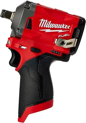 Clé à marteau milwaukee 1/2 pouce 12 volts m12 fiwf12-0 unité nue