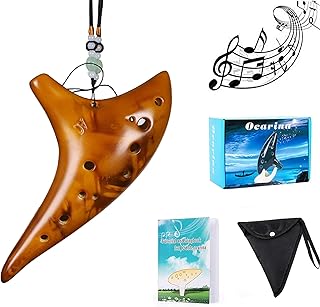 Xubx 12 trous ocarina alto c paille de style fumeur en céramique