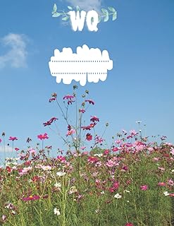 Wq : couverture de livre vierge avec de belles fleurs printanières pour filles