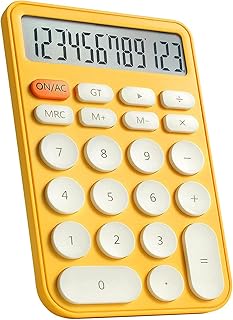 Calculatrice électronique de base à 12 chiffres, grand écran et boutons avec grand