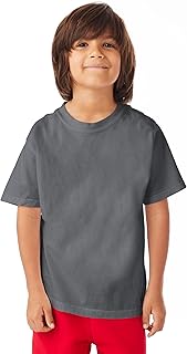 T-shirt unisexe pour enfant comfortwash, 5,5 oz, 100 % coton filé à l'anneau