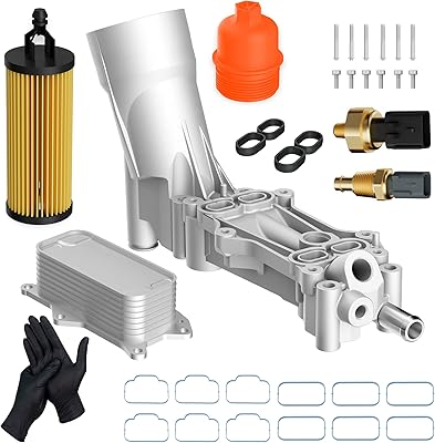 926-959 boîtier de filtre à huile moteur en aluminium amélioré avec et capteur