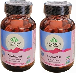 Inde biologique - orgue shatavari - 60 pièces, paquet de 2