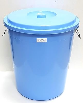Seaux ronds en plastique polyvalents artc pour le stockage des aliments, des céréales