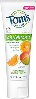 Dentifrice anti-carie pour enfants toms of maine à la mangue orange, 150 ml