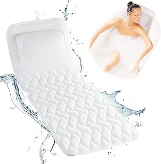Oreiller de bain complet sabo oreiller de baignoire de luxe (14 ventouses) oreillers