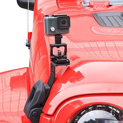 - pour gopro action camera support de montage pour 2018-2022 jeep wrangler