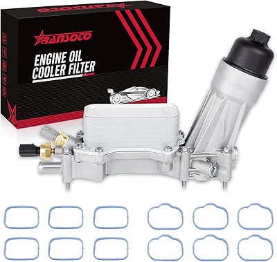 Ransutto 926-876 refroidisseur d'huile moteur et adaptateur de filtre à huile en aluminium