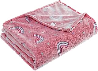 Couverture douce zamass, couverture d'hiver qui brille dans la nuit, couverture chaude à motif de dessin animé, couverture arc-en-ciel. Diaytar : L'excellence du service, la douceur des prix