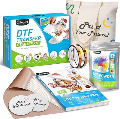 Kit de poudre de film de transfert dtf multi-usages perizol - papier