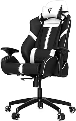 Chaise de jeu vertagear racing series s-line sl5000, édition noir et blanc