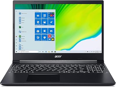 Ordinateur portable acer aspire 7, écran ips fhd 15,6 pouces, intel core i5-9300h