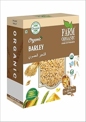 Ferme biologique | orge entière biologique | 500g | sans gluten | végétalien | sans ogm | halal. Commandez malin, vivez mieux avec Diaytar
