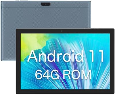 Tablette 64 go 10 pouces, tablette android 11, batterie 6000 mah, écran tactile
