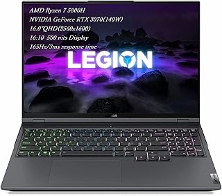 Ordinateur portable de jeu lenovo legion 5 pro 6e génération, octa-core amd ryzen