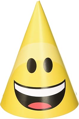 Creative converting - chapeau emoji en carton - multicolore, 8c322181