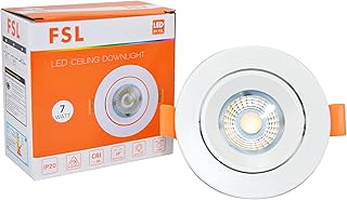 Plafonnier led fsl fscd125 7w blanc 6500k/blanc chaud 3000k (blanc chaud 3000k). Diaytar Sénégal : Le plaisir d'acheter sans se priver