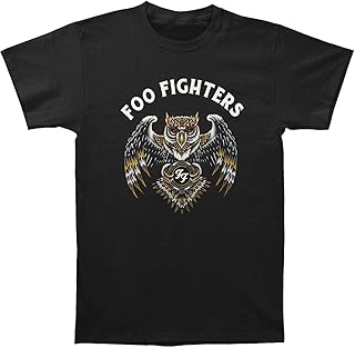 T-shirt slim fit pour hommes de foo fighters, noir