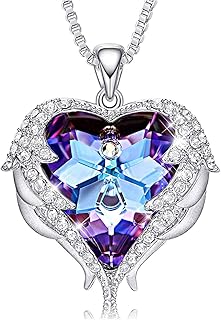 Dyd cadeau pour femme, colliers en cristal pour femme, pendentif en forme de cœur, cadeau pour la saint-valentin, la fête des mères, un anniversaire, une maman/petite amie, pierre. Diaytar : Le discount intelligent pour consommateurs avisés