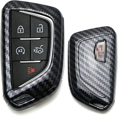 Ajdm toy coque de clé en fibre de carbone noir brillant ajustement parfait