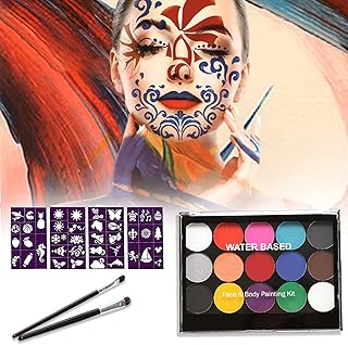 Kit de peinture pour le visage homedom pour enfants et adultes, kit