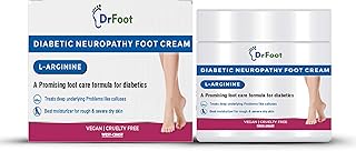Crème pour les pieds pour neuropathie diabétique dr. foote avec arginine et diméthicone
