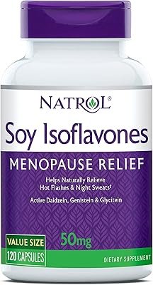 Capsules d'isoflavone de soja natrol pour le soulagement de la ménopause 50