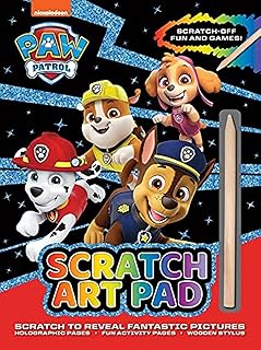 Ensemble d'activités paw patrol scratch art pad