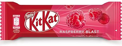 Gaufrette au chocolat aux framboises nestlé kit kat avec deux doigts, 19,5 g