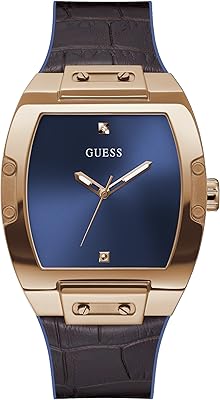 Montre tendance décontractée tonneau diamant 43 mm pour hommes