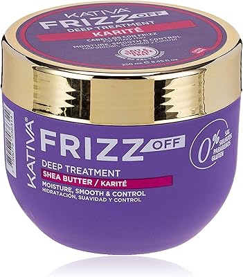 Traitement en profondeur kativa caret freeze off pour cheveux abîmés, 250 ml, blanc