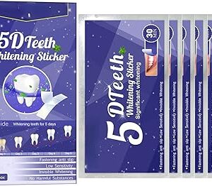 7 pièces autocollants de blanchiment des dents ultra gel blanchiment des dents bandes de blanchiment soins des dents bandes lumineuses dentaires articles de toilette autocollant de soins bucco-dentaires. Diaytar : L'excellence du service, la douceur des prix