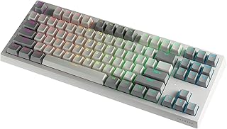 Clavier mécanique bluetooth sans fil tekware phantom + 87 touches rvb