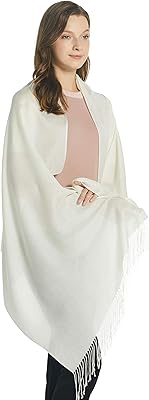 Écharpe pashmina en soie, châle doux pour femme pour soirée, mariage et cadeaux