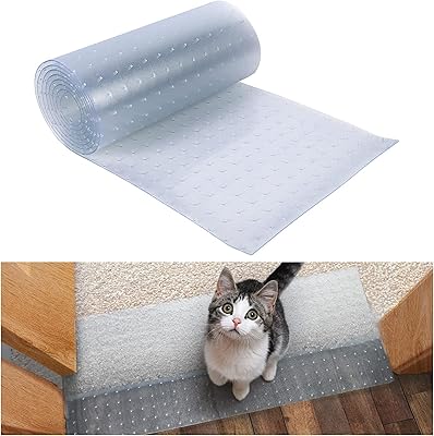 The white shop tapis de protection en plastique robuste pour tapis pour chat