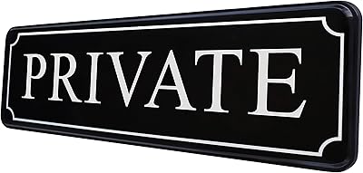 Panneau de porte d'entreprise privée, restaurant, hôtel, commercial - grands panneaux noirs privés