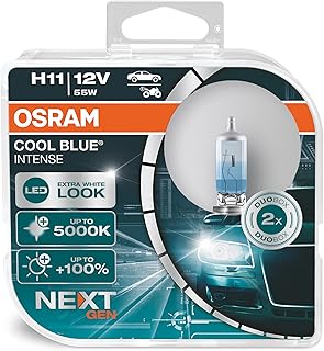 Ampoule de phare halogène osram cool blue intense h11 avec 100