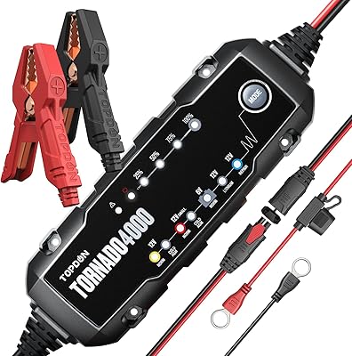 Chargeur de batterie de voiture entièrement automatique tobdon t4000 4a modules de charge
