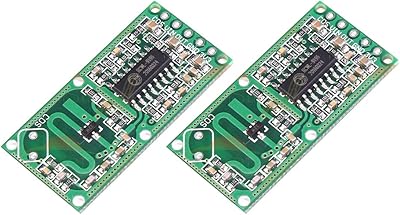 Devmo 2pcs détecteur de mouvement radar doppler micro-ondes rcwl-0516 module de commutation compatible