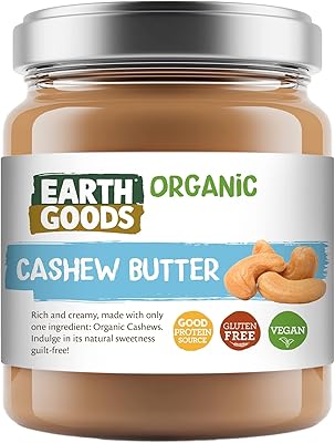 Beurre de cajou biologique earth goods 200g